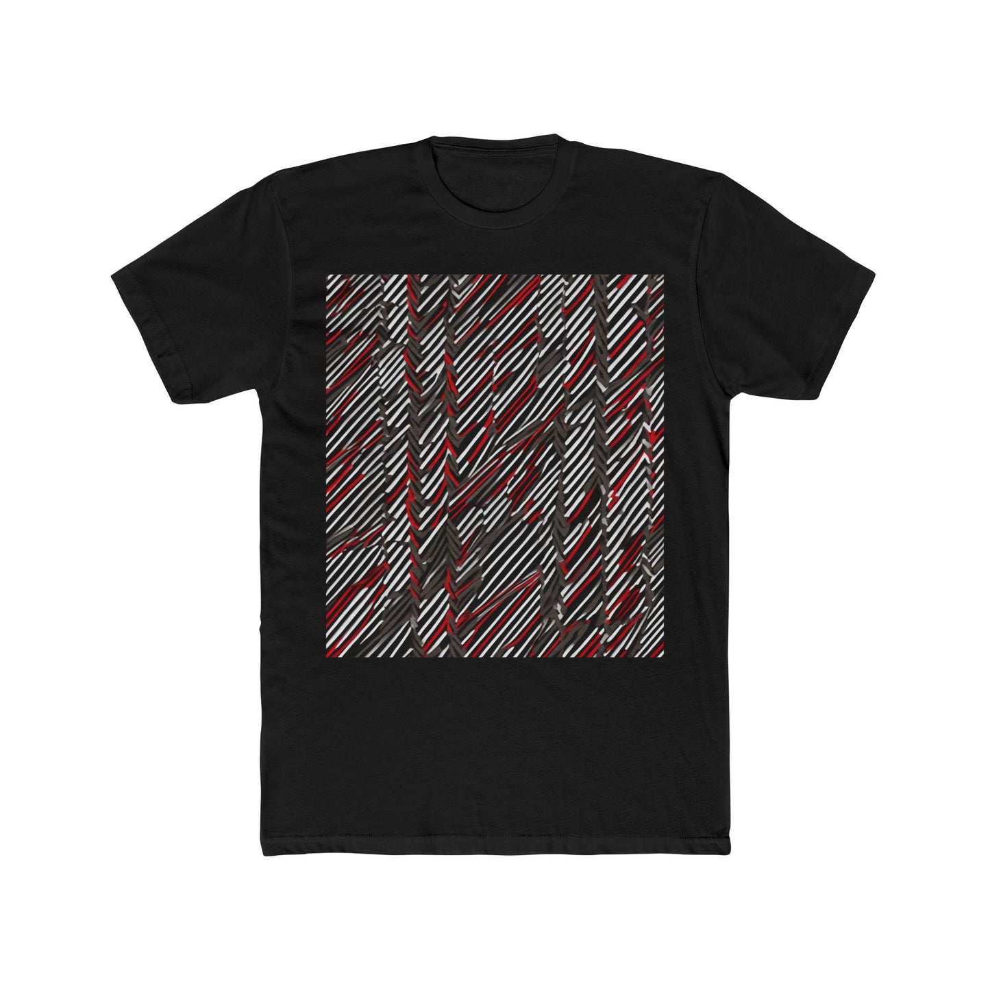 boostlete-field-day-pattern-diagonal-paper-0287 — Unisex Cotton Crew Tee (NL 3600)
