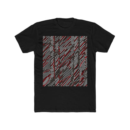 boostlete-field-day-pattern-diagonal-paper-0287 — Unisex Cotton Crew Tee (NL 3600)
