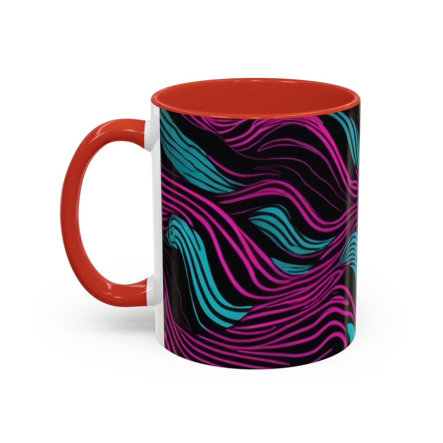 boostlete-recovery-progress-pattern-topographic-engraved-0119 — Accent Mug 11oz/15oz