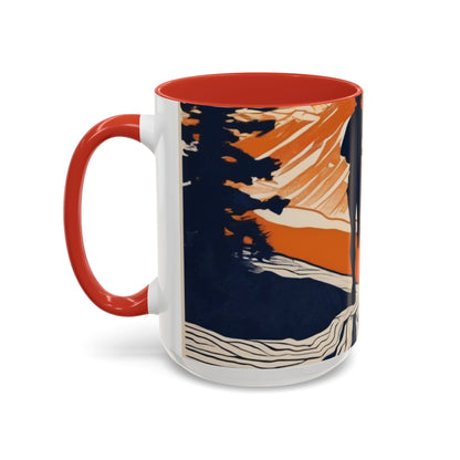 boostlete-iron-intent-scene-trail-glitch-badge-0100 — Accent Mug 11oz/15oz