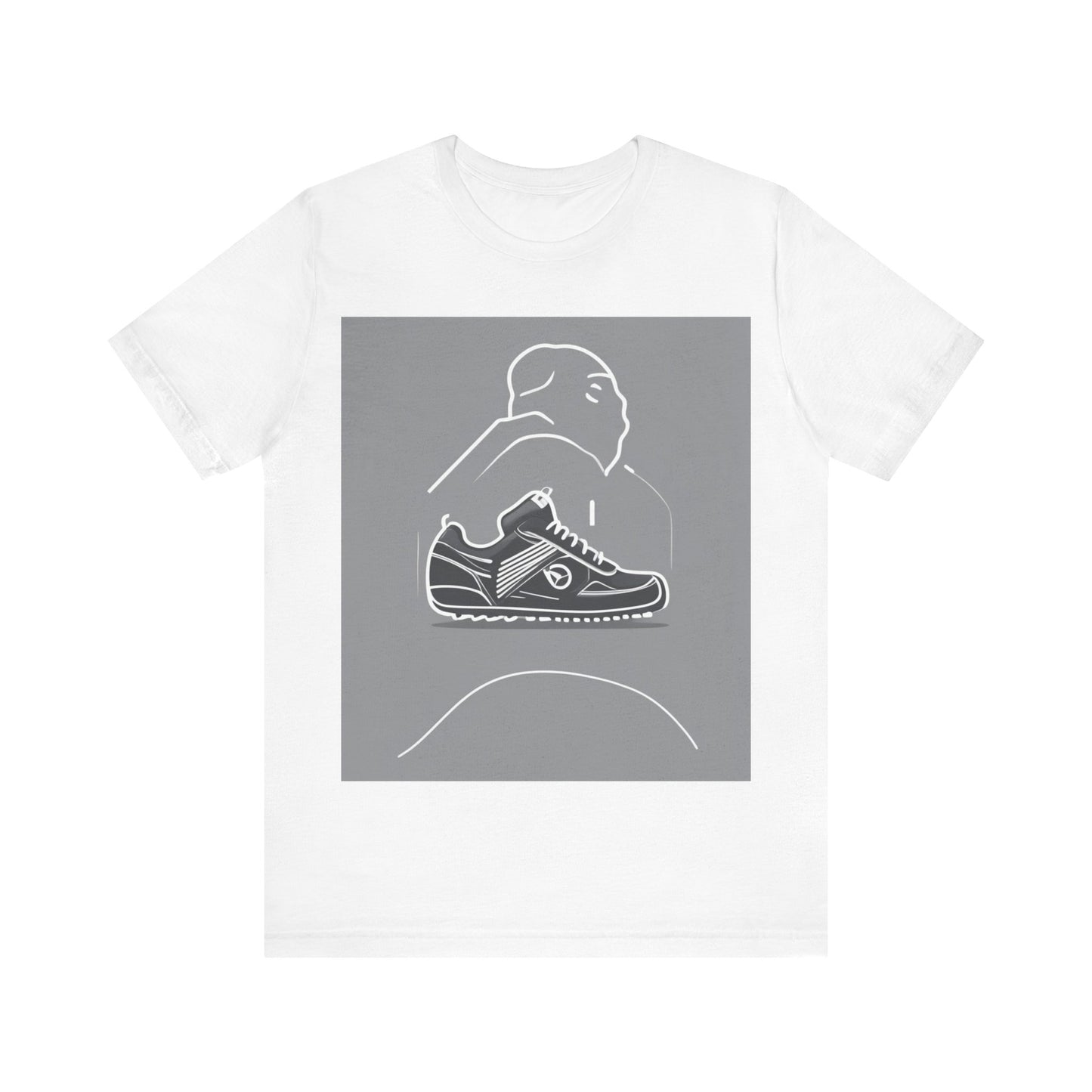boostlete-boost-mode-icon-sneaker-offset-vector-0166 — Unisex Jersey Short Sleeve (B+C 3001)
