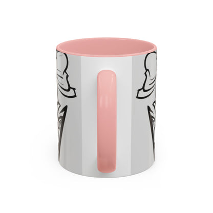 boostlete-quiet-power-icon-crown-outline-badge-0130 — Accent Mug 11oz/15oz