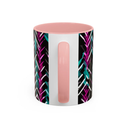 boostlete-recovery-progress-pattern-chevron-retro-0243 — Accent Mug 11/15oz