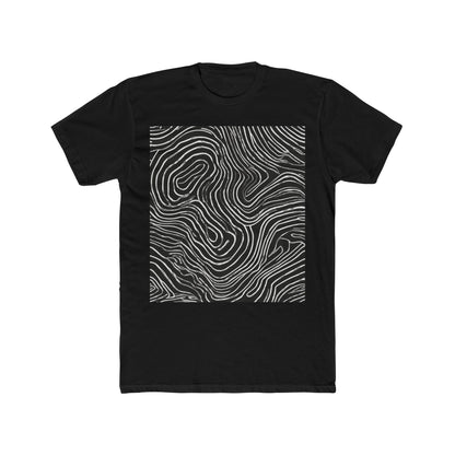 boostlete-field-day-pattern-topographic-badge-0307 — Unisex Cotton Crew Tee (NL 3600)