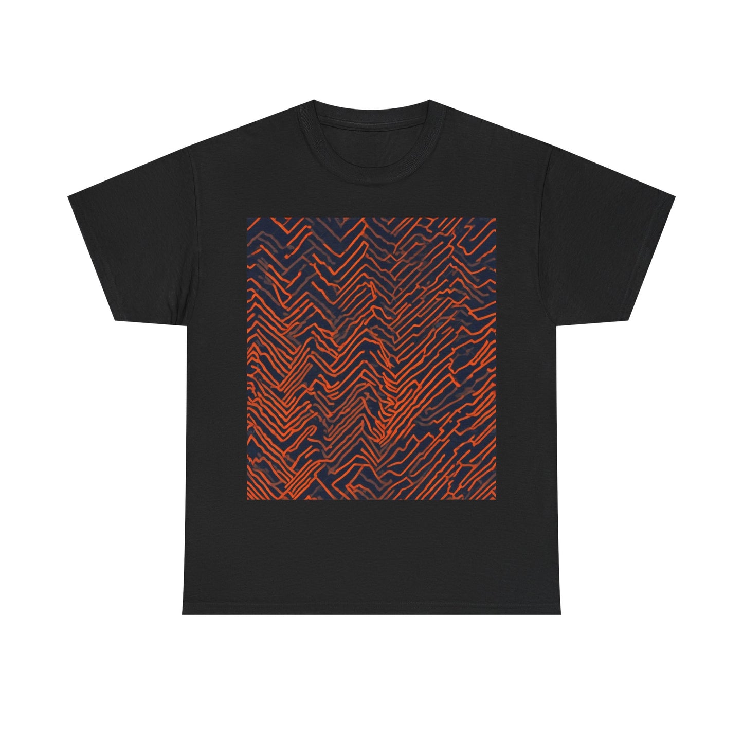 boostlete-field-day-pattern-ekg-modern-0087 — Unisex Heavy Cotton Tee (Gildan 5000)