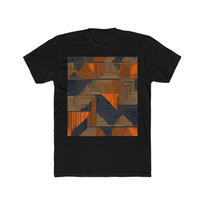 boostlete-field-day-pattern-stair-steps-geometric-0055 — Unisex Cotton Crew Tee (NL 3600)