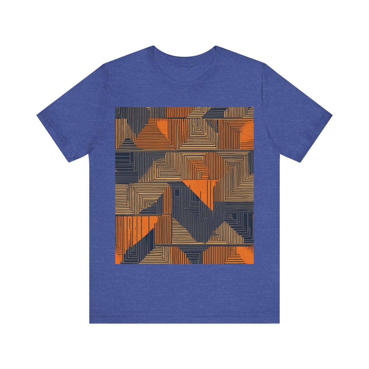 boostlete-field-day-pattern-stair-steps-geometric-0055 — Unisex Jersey Short Sleeve (B+C 3001)