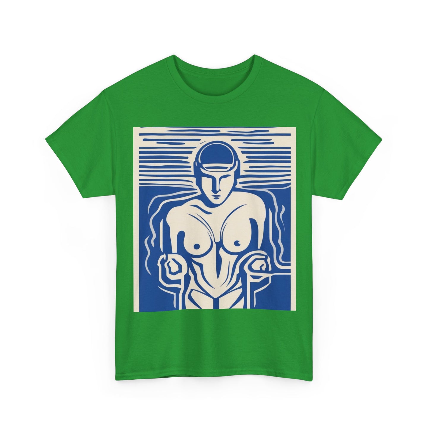 boostlete-boost-mode-icon-swimmer-motion-vector-0062 — Unisex Heavy Cotton Tee (Gildan 5000)