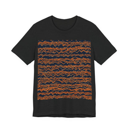 boostlete-field-day-pattern-ekg-bold-0135 — Unisex Jersey Short Sleeve (B+C 3001)