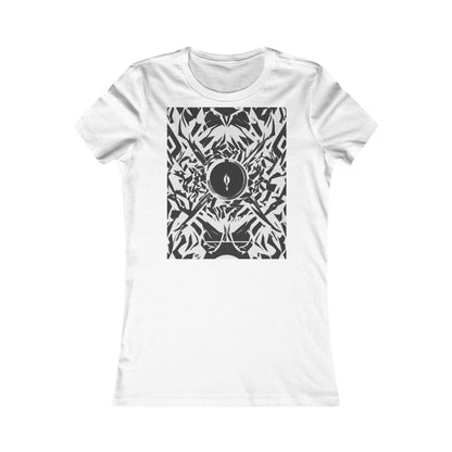 boostlete-am-crew-icon-flame-matte-geometric-0286 — Women's Favorite Tee (B+C 6004)