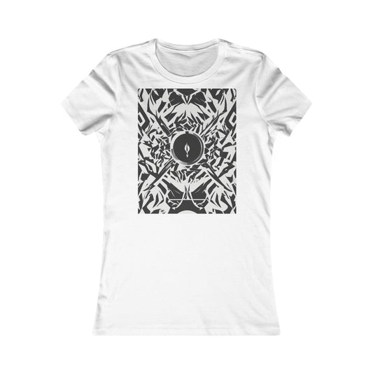 boostlete-am-crew-icon-flame-matte-geometric-0286 — Women's Favorite Tee (B+C 6004)