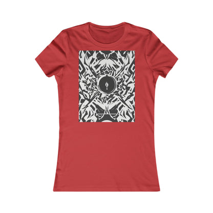 boostlete-am-crew-icon-flame-matte-geometric-0286 — Women's Favorite Tee (B+C 6004)