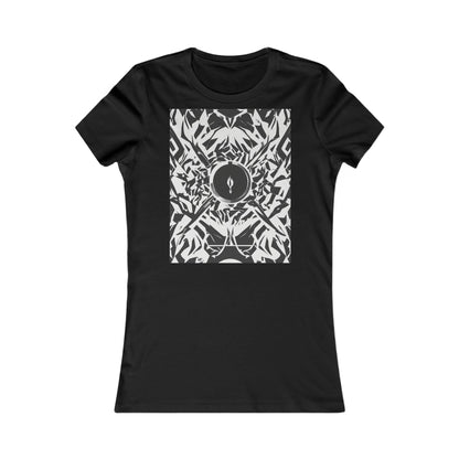 boostlete-am-crew-icon-flame-matte-geometric-0286 — Women's Favorite Tee (B+C 6004)
