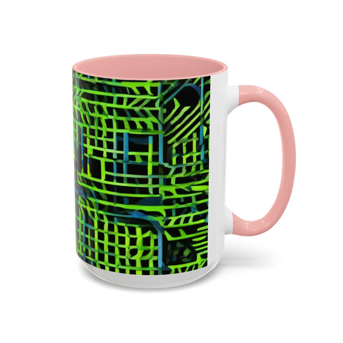 boostlete-quiet-power-pattern-stair-steps-industrial-0751 — Accent Mug 11/15oz