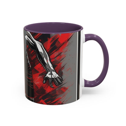 boostlete-field-day-scene-sprinter-glitch-badge-0284 — Accent Mug 11oz/15oz
