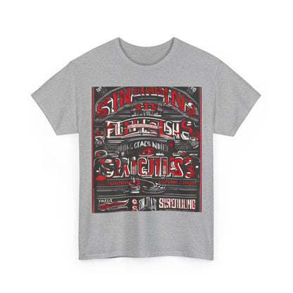 boostlete-iron-intent-type-sin-excusas-arc-retro-0157 — Unisex Heavy Cotton Tee (Gildan 5000)