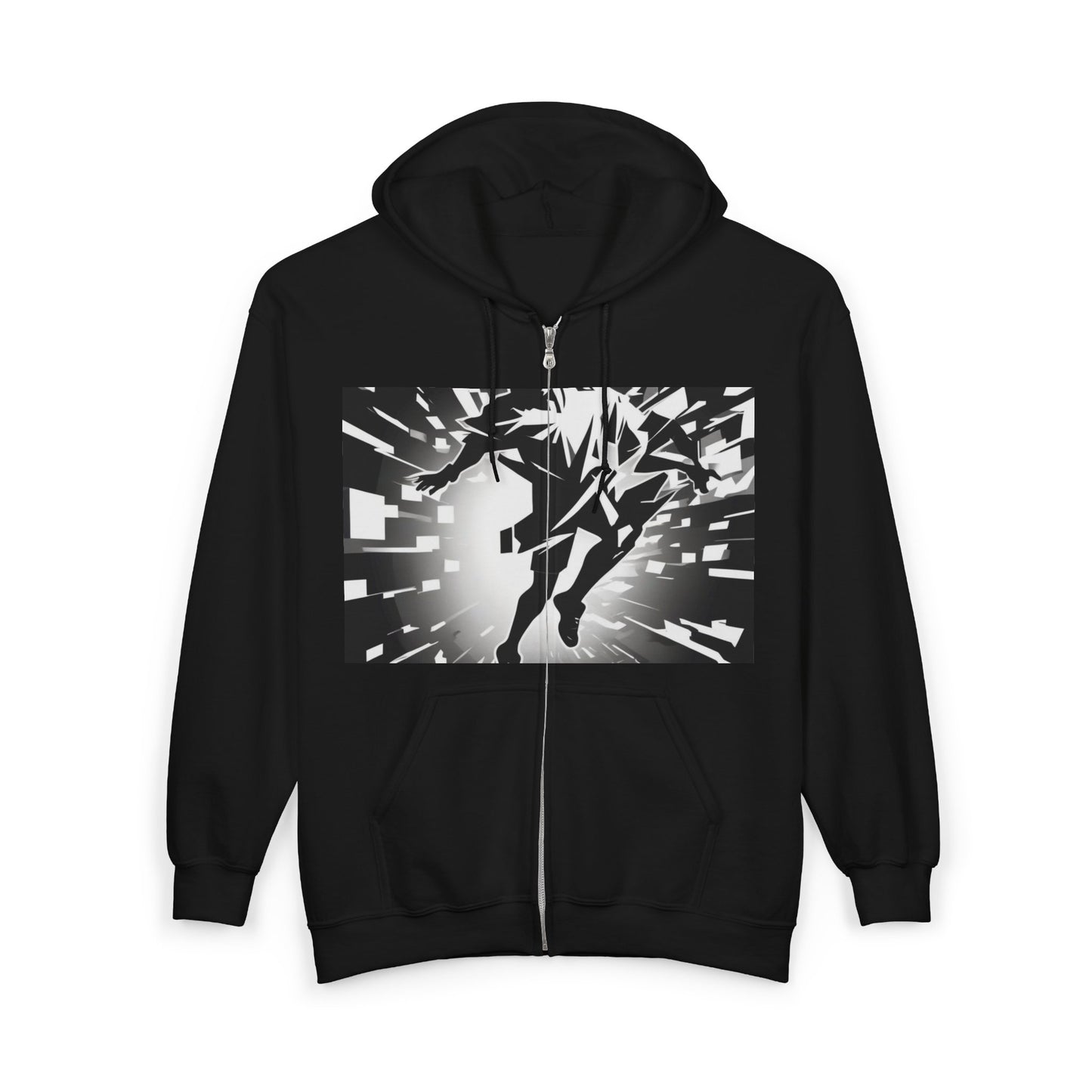 boostlete-am-crew-scene-sprinter-high-modern-0312 — Unisex Heavy Blend Full-Zip Hooded Sweatshirt