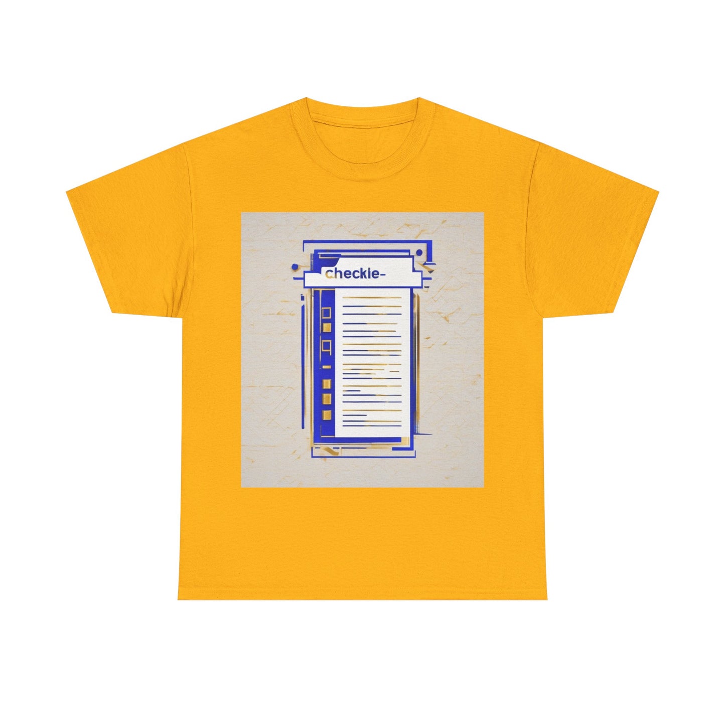 boostlete-am-crew-icon-checklist-glitch-badge-0018 — Unisex Heavy Cotton Tee (Gildan 5000)