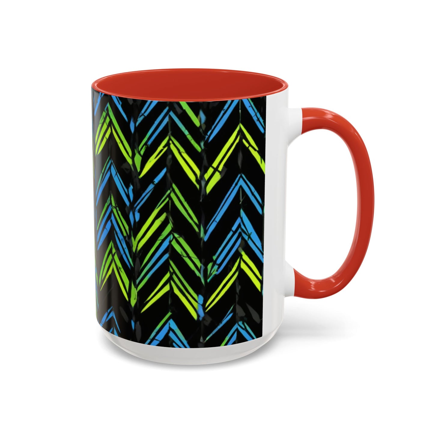 boostlete-mile-by-mile-pattern-chevron-monoline-0051 — Accent Mug 11oz/15oz