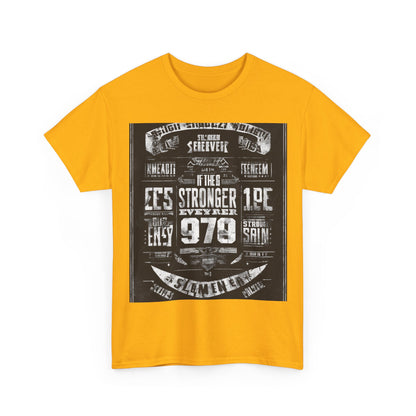 boostlete-rise-grind-type-stronger-every-rep-big-blueprint-0153 — Unisex Heavy Cotton Tee (Gildan 5000)