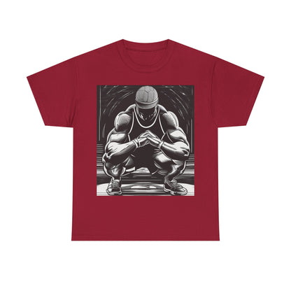 boostlete-pr-season-scene-athlete-outline-athletic-0144 — Unisex Heavy Cotton Tee (Gildan 5000)