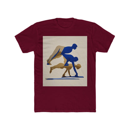 boostlete-mile-by-mile-scene-push-up-duotone-paper-0040 — Unisex Cotton Crew Tee (NL 3600)