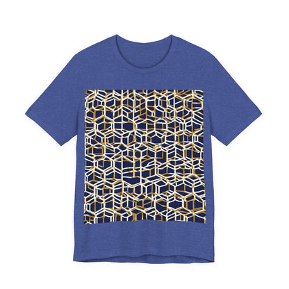 boostlete-am-crew-pattern-hex-industrial-0131 — Unisex Jersey Short Sleeve (B+C 3001)