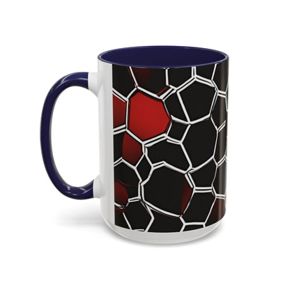 boostlete-quiet-power-pattern-hex-vector-0039 — Accent Mug 11/15oz