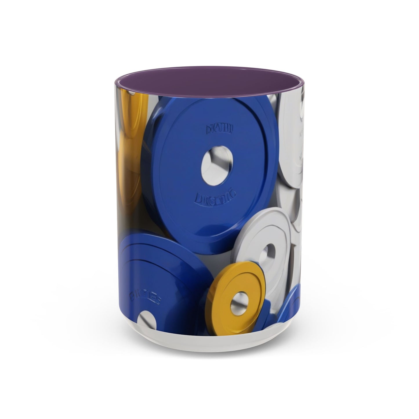 boostlete-field-day-icon-barbell-offset-geometric-0150 — Accent Mug 11oz/15oz