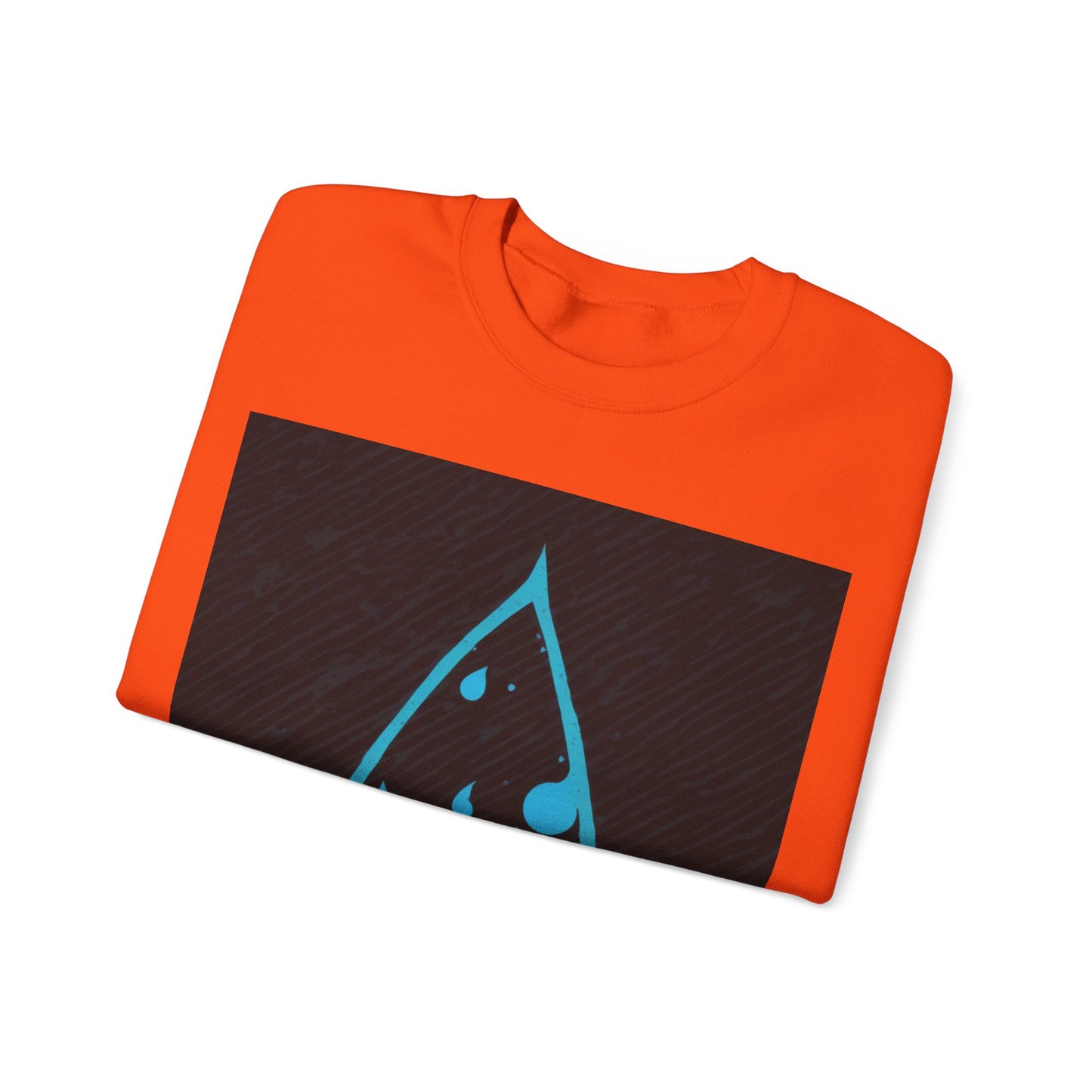 boostlete-iron-intent-icon-water-grainy-vector-0762 — Unisex Heavy Blend Crewneck (G18000)