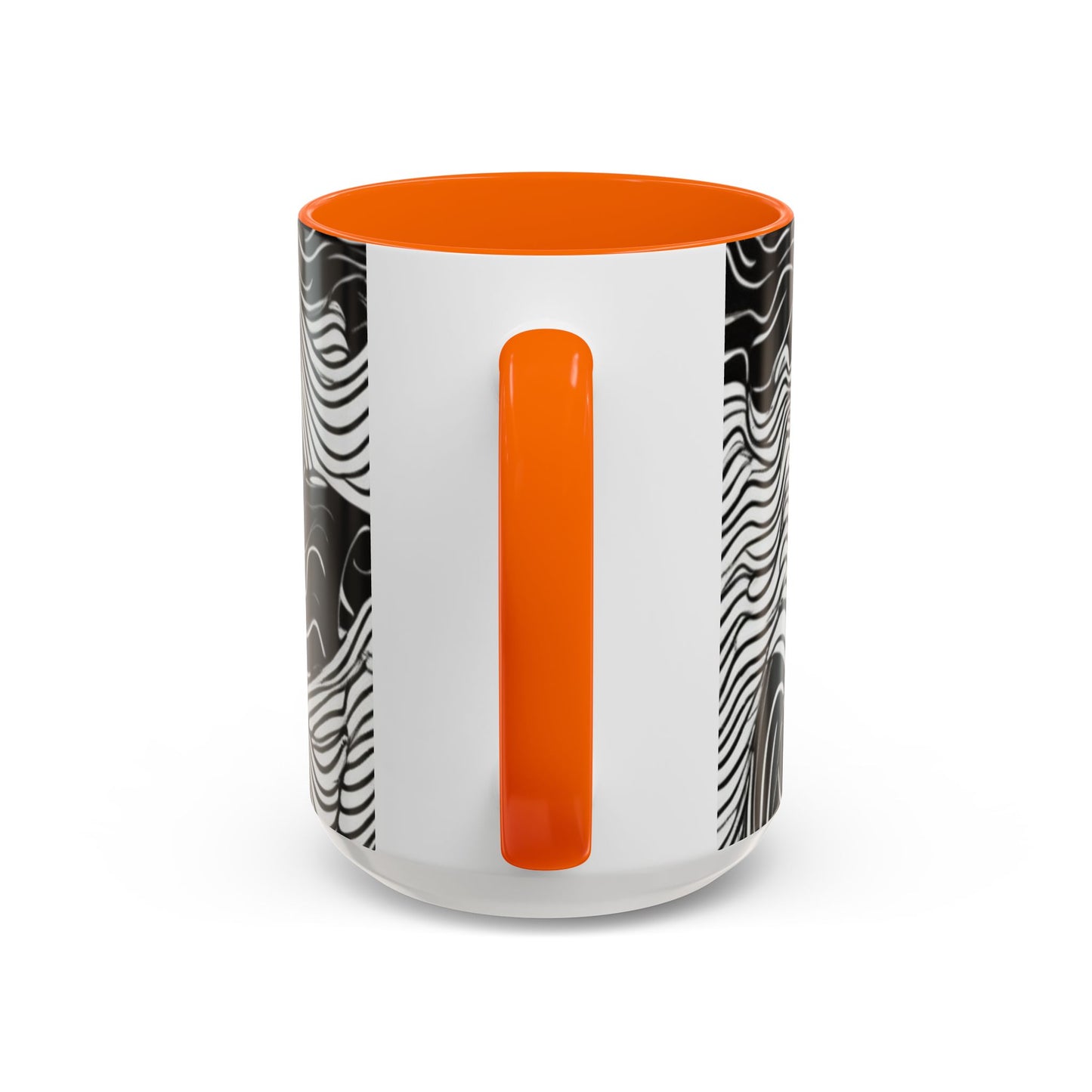 boostlete-field-day-pattern-topographic-line-art-0239 — Accent Mug 11oz/15oz