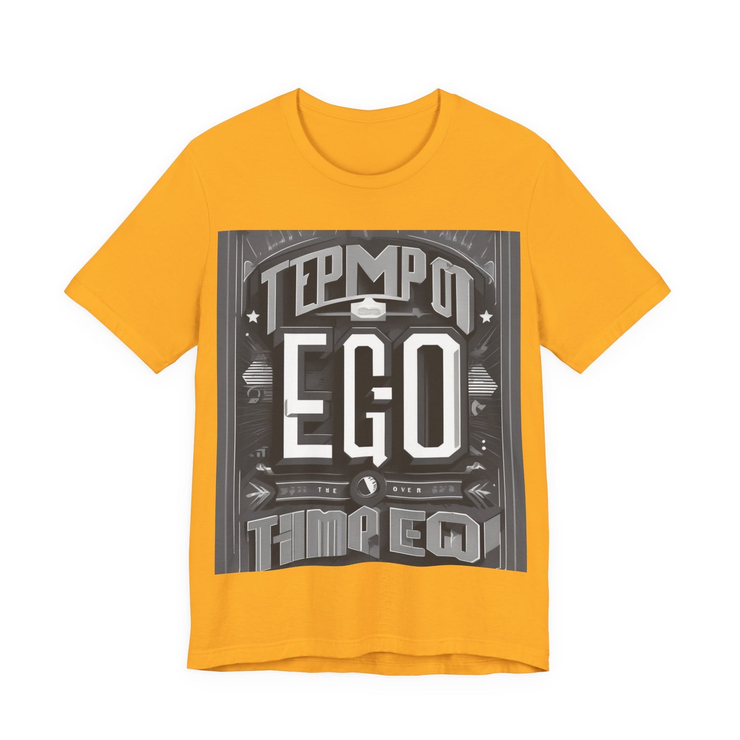 boostlete-mile-by-mile-type-tempo-over-ego-banner-modern-0093 — Unisex Jersey Short Sleeve (B+C 3001)
