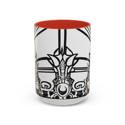 boostlete-quiet-power-icon-crown-outline-badge-0130 — Accent Mug 11oz/15oz