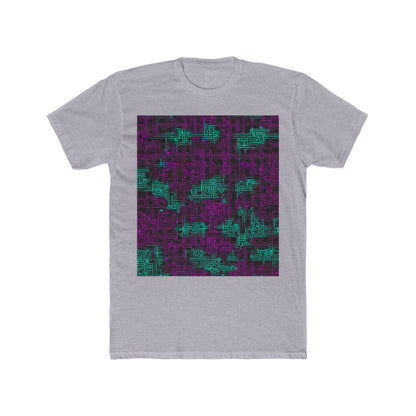 boostlete-boost-mode-pattern-plate-number-monoline-0079 — Unisex Cotton Crew Tee (NL 3600)