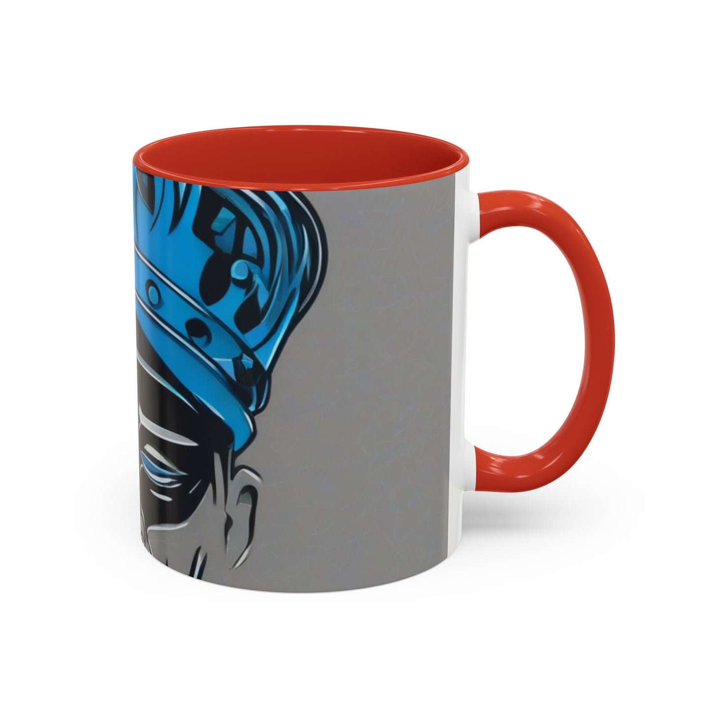 boostlete-am-crew-icon-crown-grainy-monoline-0022 — Accent Mug 11oz/15oz