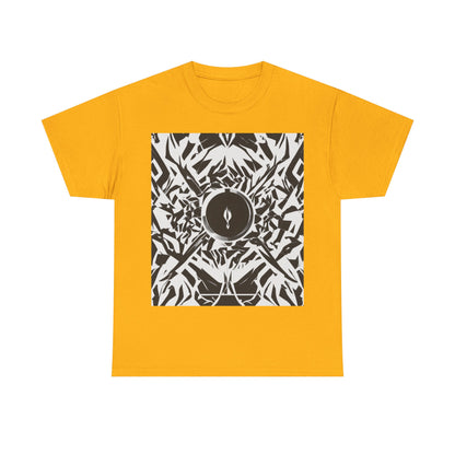 boostlete-am-crew-icon-flame-matte-geometric-0286 — Unisex Heavy Cotton Tee (Gildan 5000)