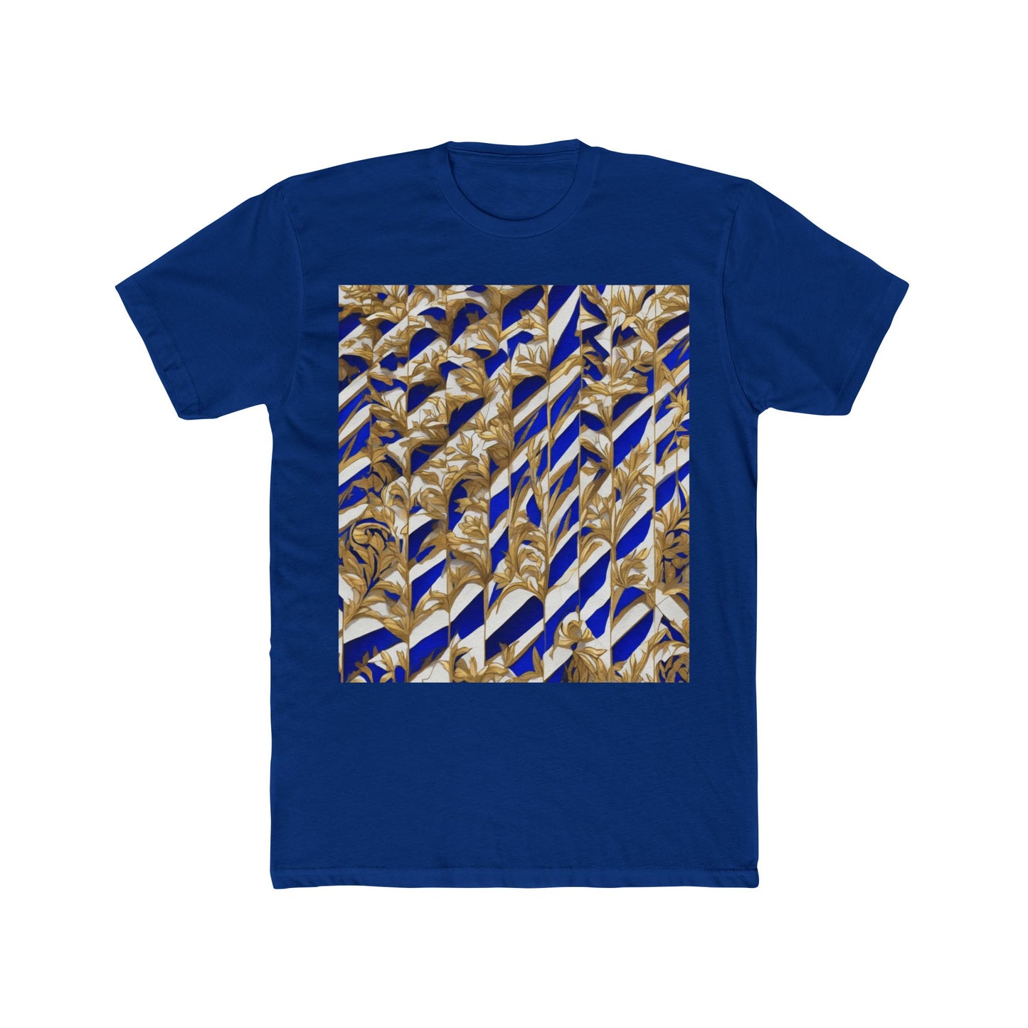 boostlete-iron-intent-pattern-stair-steps-engraved-0083 — Unisex Cotton Crew Tee (NL 3600)