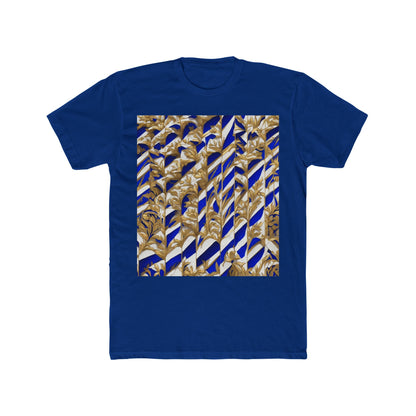 boostlete-iron-intent-pattern-stair-steps-engraved-0083 — Unisex Cotton Crew Tee (NL 3600)