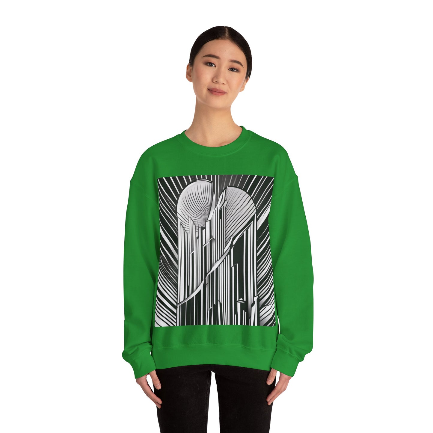 boostlete-boost-mode-icon-sunrise-soft-athletic-0046 — Unisex Heavy Blend Crewneck Sweatshirt (Gildan)