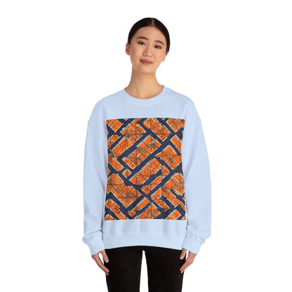 boostlete-boost-mode-pattern-plate-number-monoline-0571 — Unisex Heavy Blend Crewneck (G18000)