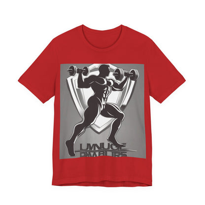 boostlete-mile-by-mile-scene-lunge-3d-athletic-0020 — Unisex Jersey Short Sleeve (B+C 3001)