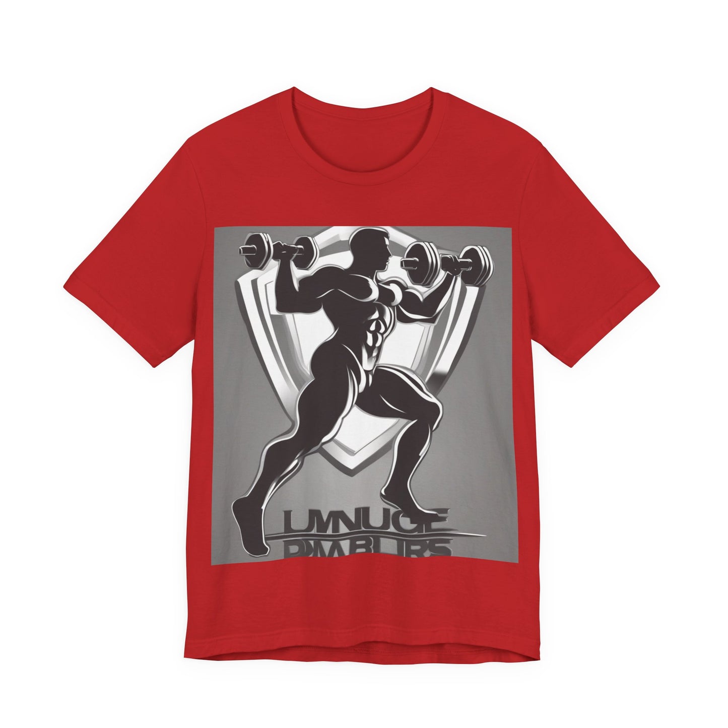 boostlete-mile-by-mile-scene-lunge-3d-athletic-0020 — Unisex Jersey Short Sleeve (B+C 3001)