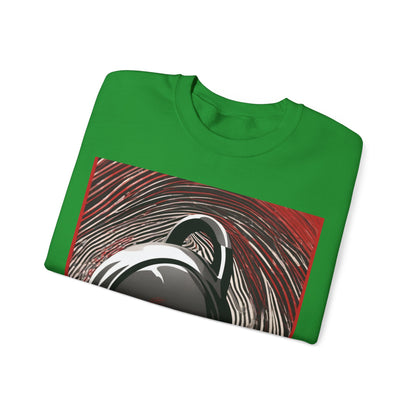 boostlete-am-crew-scene-kettlebell-motion-vector-0224 — Unisex Heavy Blend Crewneck Sweatshirt (Gildan)