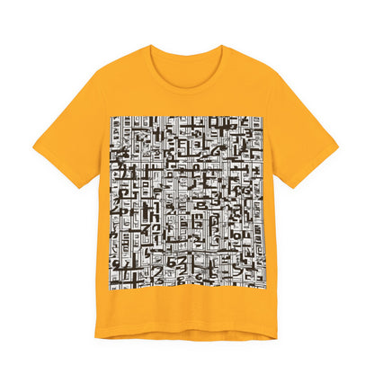 boostlete-boost-mode-pattern-plate-number-engraved-0103 — Unisex Jersey Short Sleeve (B+C 3001)