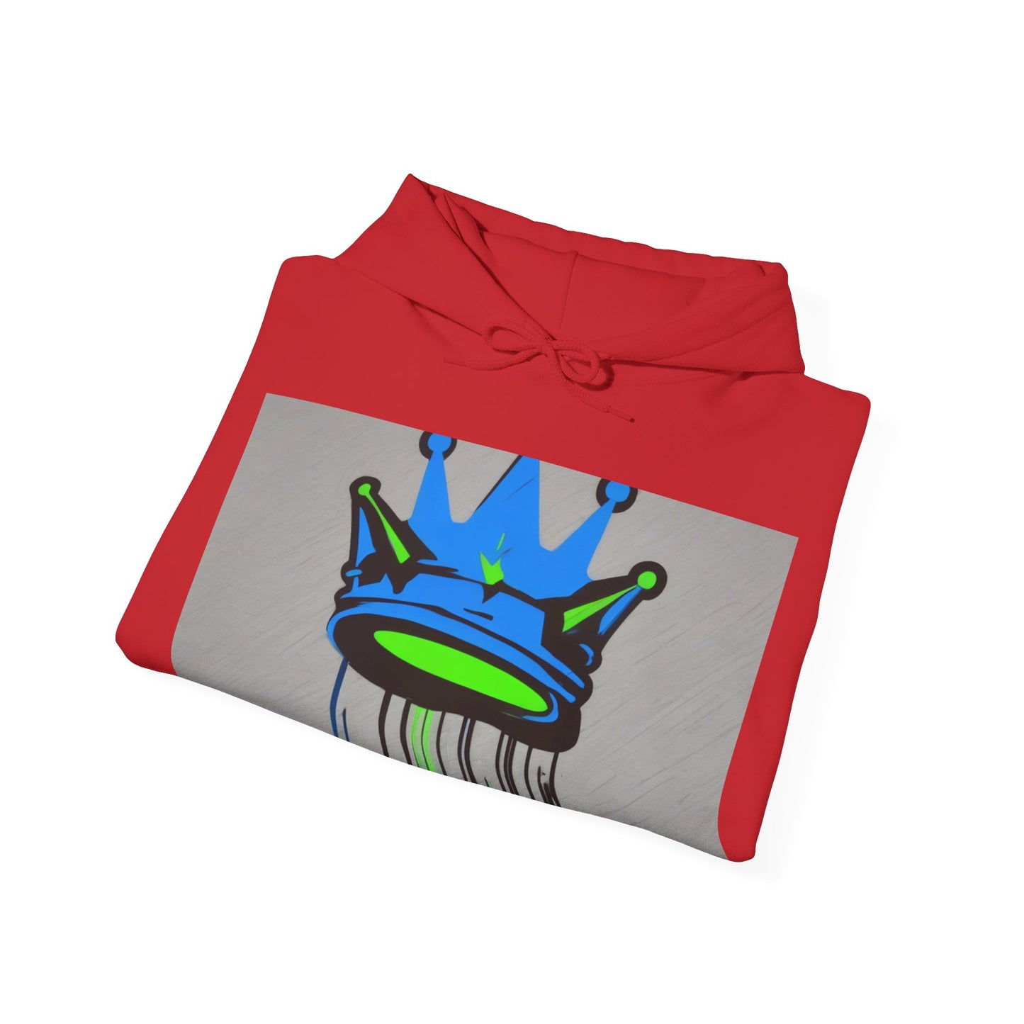 boostlete-mile-by-mile-icon-crown-matte-industrial-0162 — Unisex Heavy Blend Hooded Sweatshirt (Gildan)