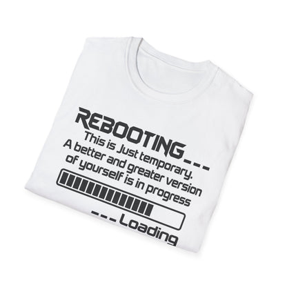 Rebooting Self-Improvement Loading Graphic T-Shirt