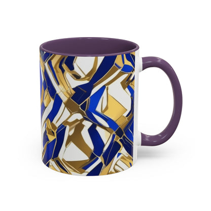 boostlete-boost-mode-pattern-hex-athletic-0611 — Accent Mug 11/15oz