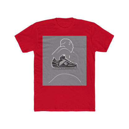 boostlete-boost-mode-icon-sneaker-offset-vector-0166 — Unisex Cotton Crew Tee (NL 3600)