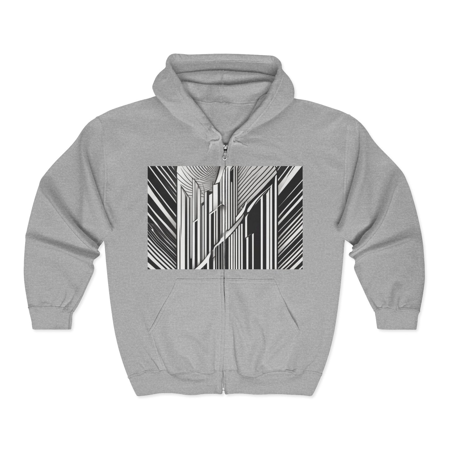 boostlete-boost-mode-icon-sunrise-soft-athletic-0046 — Unisex Heavy Blend Full-Zip Hooded Sweatshirt