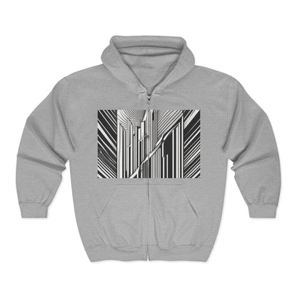 boostlete-boost-mode-icon-sunrise-soft-athletic-0046 — Unisex Heavy Blend Full-Zip Hooded Sweatshirt
